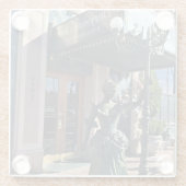 Doryman's Inn, Newport Beach, Californië Glazen Onderzetter (Achterkant)