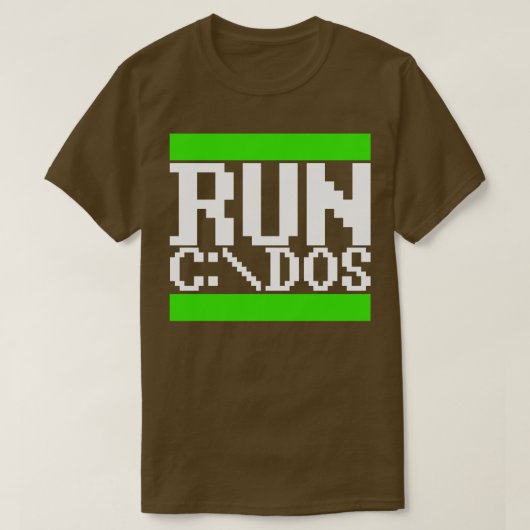 DOS 1 UITVOEREN T-SHIRT (Design voorkant)