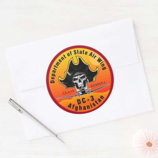 DOS AIRWING Grave Robbers Sticker (Envelop)