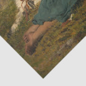 Dos amigos (1866), ingediend door Joaquin Agrasot  Tissuepapier (Detail)