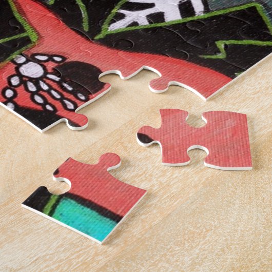 Dos Amigos Dia de los Muertos Legpuzzel (Zijkant)