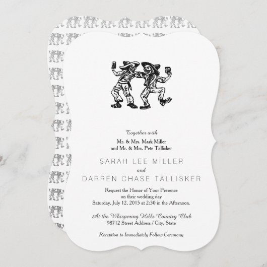 Dos Amigos Posada Calavera Kaart (Voorkant / Achterkant)