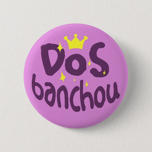 DoS Banchou Ronde Button 5,7 Cm (Voorkant)