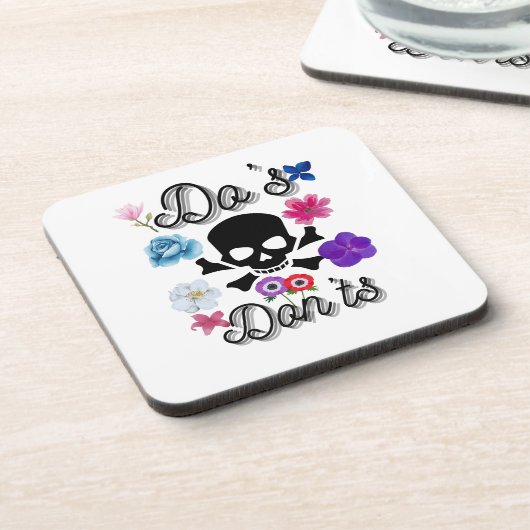 Do's en Don'ts Bier Onderzetter (Linkerzijde)