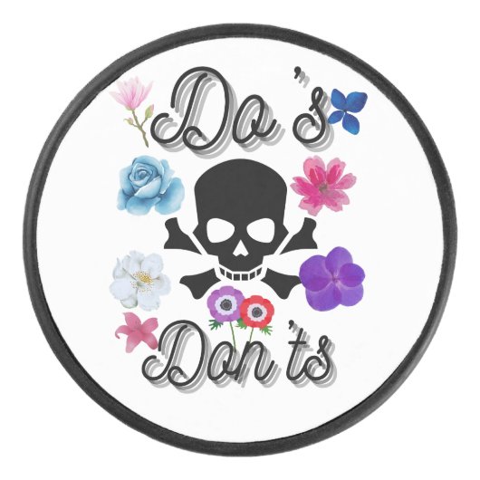 Do's en Don'ts Hockey Puck (Voorkant)