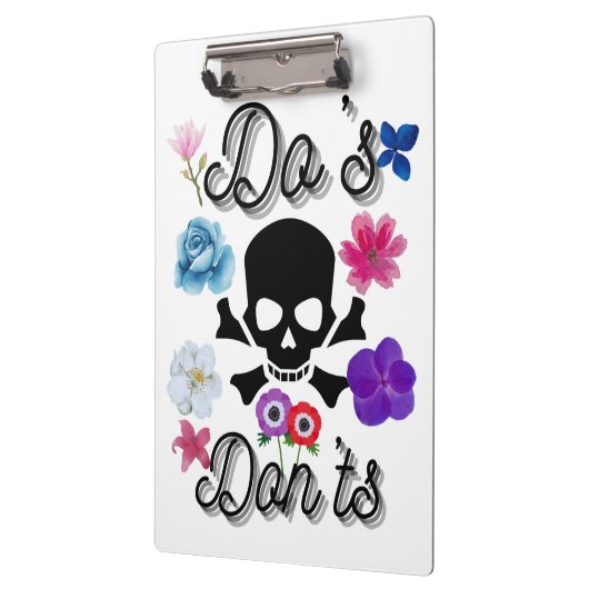 Do's en Don'ts Klembord (Links)