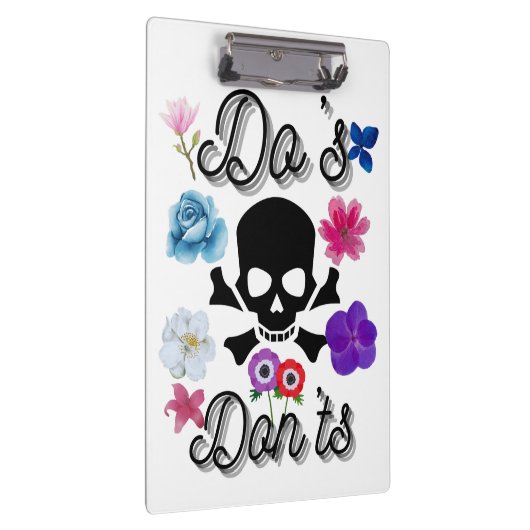 Do's en Don'ts Klembord (Rechts)