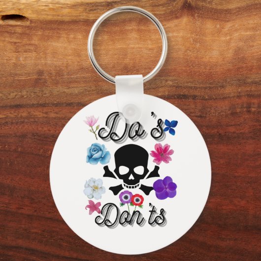 Do's en Don'ts Sleutelhanger (Voorkant)