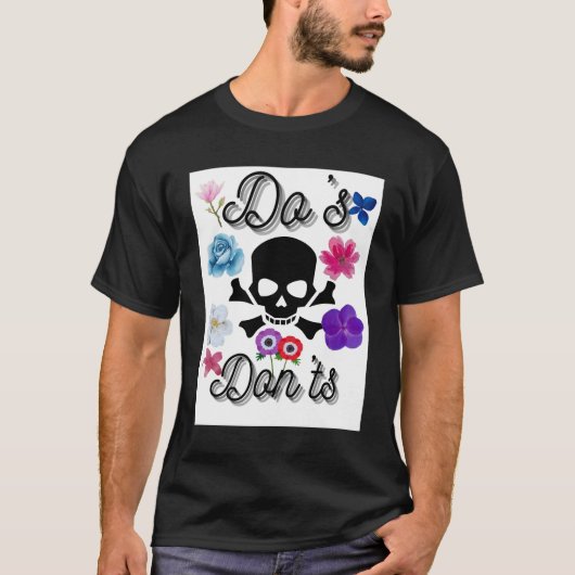 Do's en Don'ts T-shirt (Voorkant)