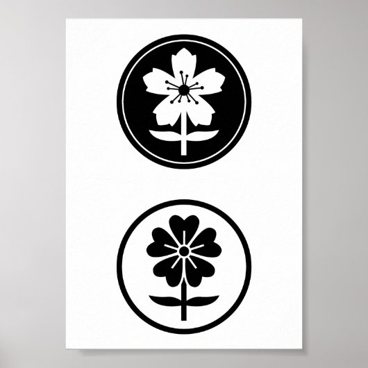 dos flores poster (Voorkant)