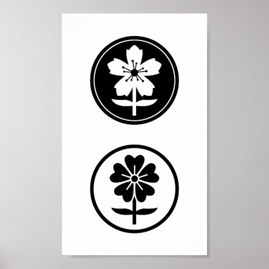 dos flores poster (Voorkant)