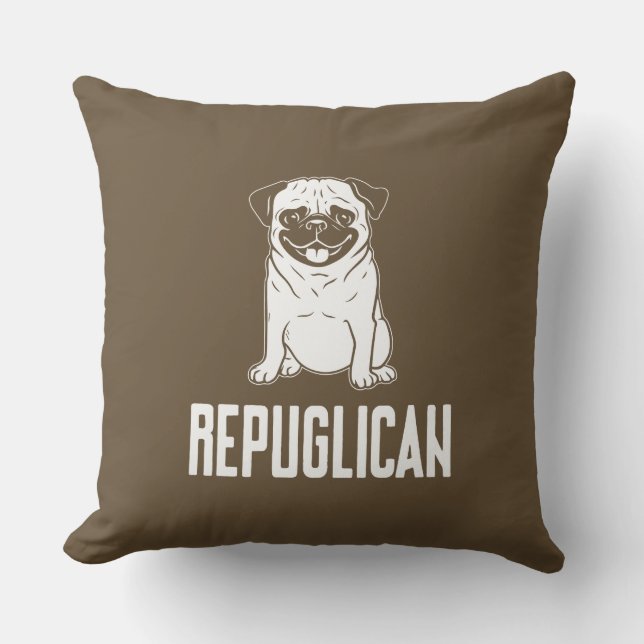 Dos lover design unieke schattige hond kussen (Voorkant)