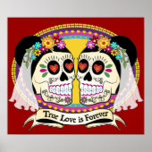 Dos Novias (2 bruidjes) afdrukken Poster (Voorkant)