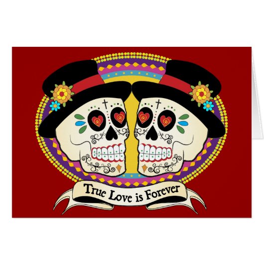 Dos Novios (2 Grooms)-kaart (Voorkant Horizontaal)