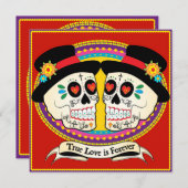 Dos Novios (2 Grooms) Uitnodiging Plein (Voorkant / Achterkant)