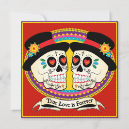 Dos Novios (2 Grooms) Uitnodiging Plein