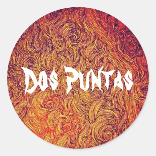 Dos Puntas Sticker (Voorkant)