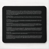 DOS-stijl zwart met Windows sneltoetsen Muismat (Voorkant)