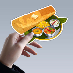 Dosa & Sambar Zuid-Indiase Foodie Sticker