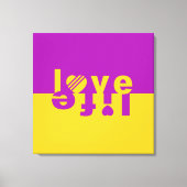 DOScanvasafdruk LOPEN Canvas Afdruk (Voorkant)