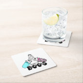 Dose of Boos Ghost Capsule Halloween Kartonnen Onderzetters (Insitu)