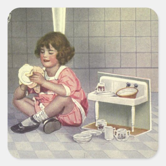 Doseerdegens Vierkante Sticker (Voorkant)