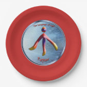 Dosering op het doelsymbool papieren bordje (Voorkant)