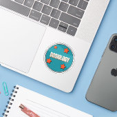 Dosering Sticker (Laptop met iPhone)