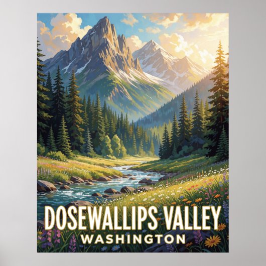 Dosewallips State Park — Washington Poster (Voorkant)