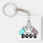 Dosis Boos Halloween Medisch Sleutelhanger (Voorkant)