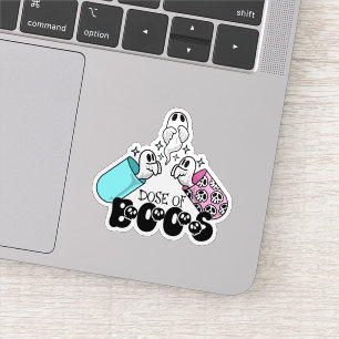 Dosis Boos Halloween Medisch Sticker