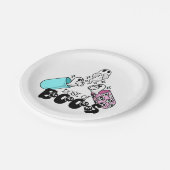 Dosis van Boos Medical Ghost Halloween Papieren Bordje (Gekanteld)