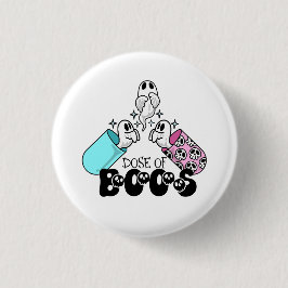 Dosis van Boos Medical Ghost Halloween Ronde Button 3,2 Cm