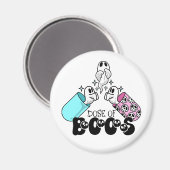 Dosis van het boek Halloween Medical Magneet (Voorkant / Achterkant)