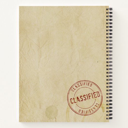 Dossier non classé carnet cligné notitieboek (Achterkant)