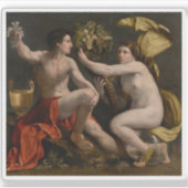 Dosso Dossi - Allegorie van het geluk Sticker (Voorkant)