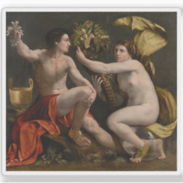 Dosso Dossi - Allegorie van het geluk Sticker