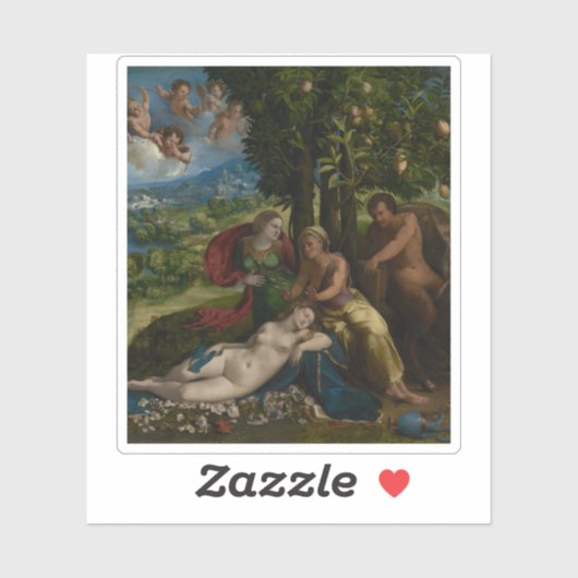Dosso Dossi - Mythologische Scene Sticker (Vel)