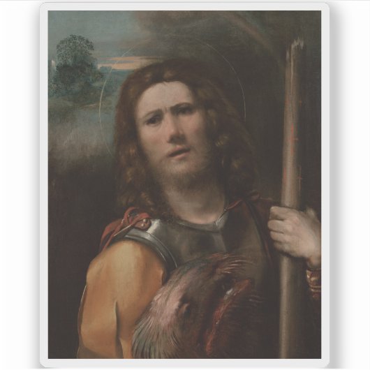 Dosso Dossi - Saint George Sticker (Voorkant)