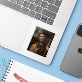 Dosso Dossi - Saint George Sticker (Laptop met iPhone)