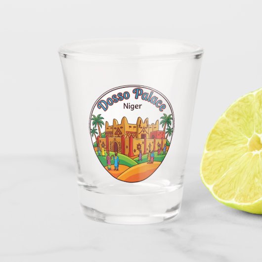 Dosso-paleis Niger Shot Glas (Voorkant)