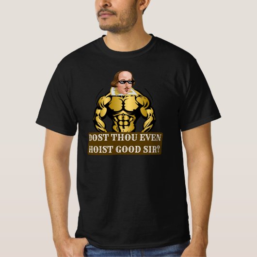 Dost gij hijst zelfs middeleeuwse humor t-shirt (Voorkant)
