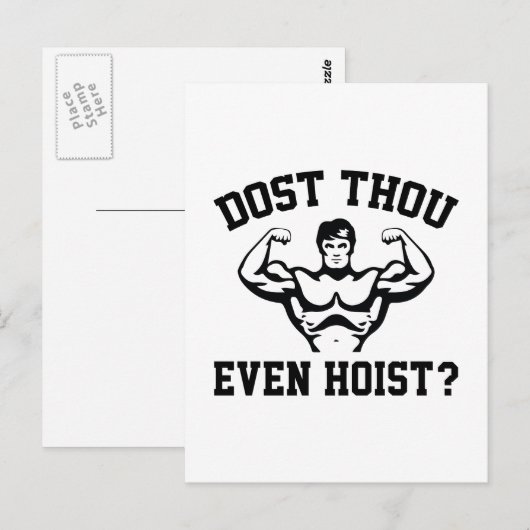 Dost Gij zelfs Hoist? Briefkaart (Voorkant / Achterkant)