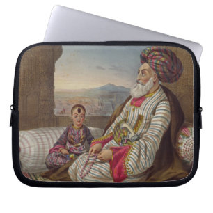Dost Mahommed (1793-1863) Koning van Caubul en zij Laptop Sleeve