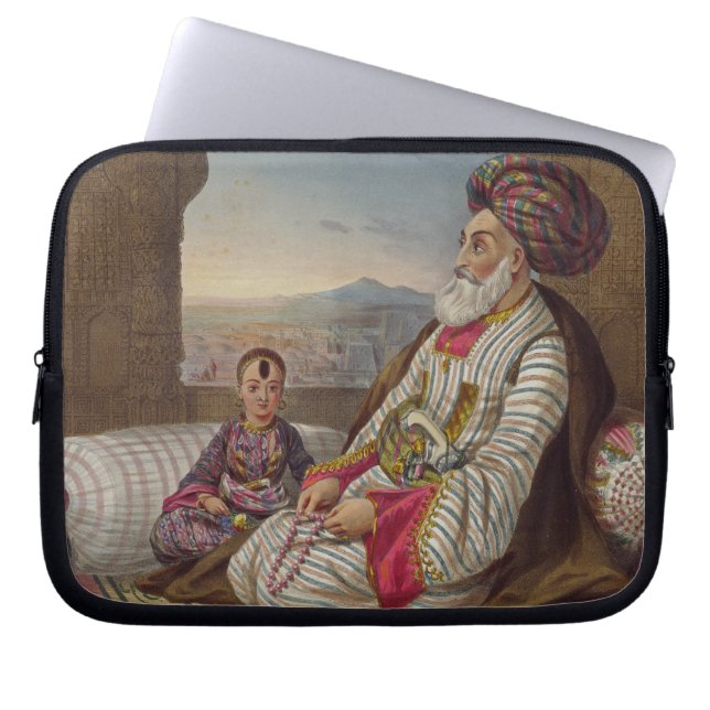 Dost Mahommed (1793-1863) Koning van Caubul en zij Laptop Sleeve (Voorkant)
