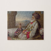 Dost Mahommed (1793-1863) Koning van Caubul en zij Legpuzzel (Horizontaal)