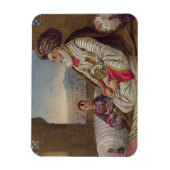 Dost Mahommed (1793-1863) Koning van Caubul en zij Magneet (Verticaal)