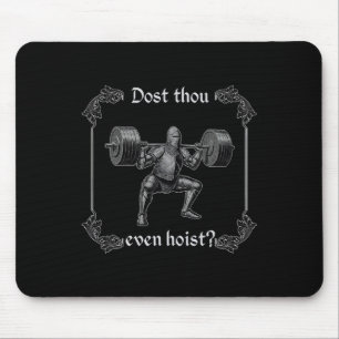 Dost Thou Zelfs Tillen Funny Gym Meme Muismat