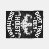 Dost u zelfs hijsen bodybuilding gewichtheffen wol fleece deken (Voorkant (Horizontaal))