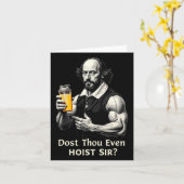 Dost You Even Hoist Gewichtheffen Shakespeare Gym Kaart (Gele Bloem)